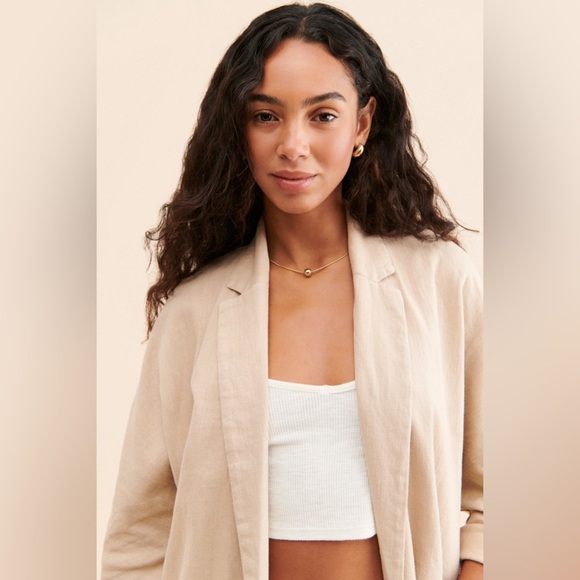 Anthropologie Pilcro Relaxed Double Breasted Blazer NWT - Picture 3 of 7